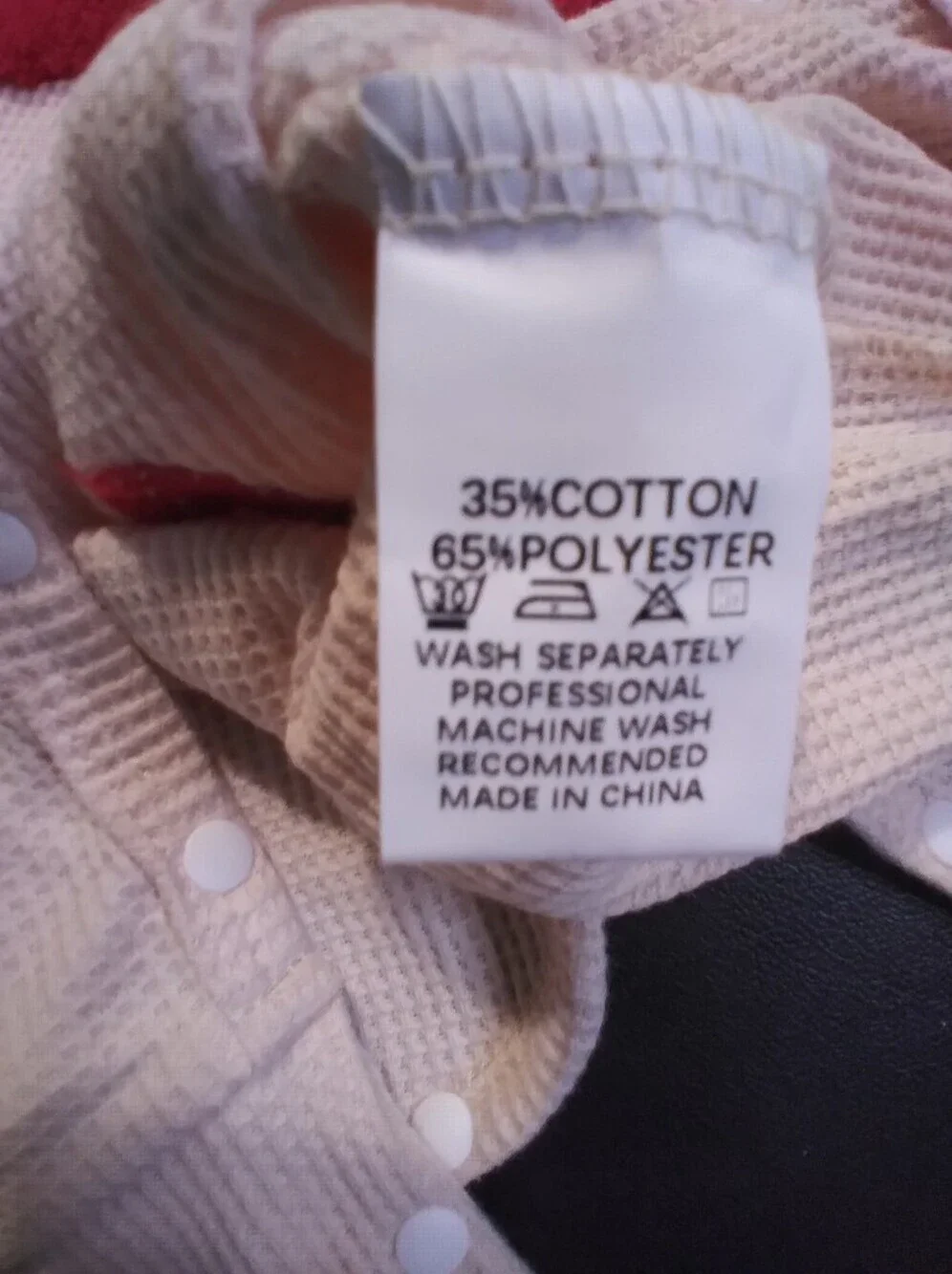 New Newborn Baby Boy Onesie With Hat. Cream Waffle Knit With Embossed Lover Boy